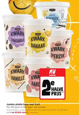 Jumbo Jumbo platte kaas met fruit aanbieding