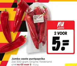 Jumbo Jumbo zoete puntpaprika aanbieding