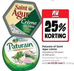 Jumbo Paturain of Saint Agur crème aanbieding