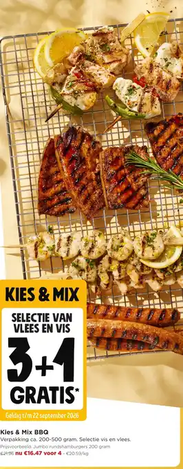 Jumbo Kies & Mix BBQ aanbieding