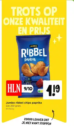 Jumbo Jumbo ribbel chips paprika aanbieding