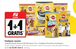 Jumbo Pedigree snacks aanbieding
