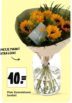 Jumbo Pluk Zonnebloem boeket aanbieding