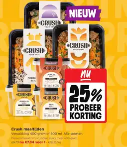 Jumbo Crush maaltijden aanbieding