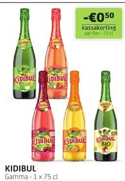 BelBev Kidibul aanbieding