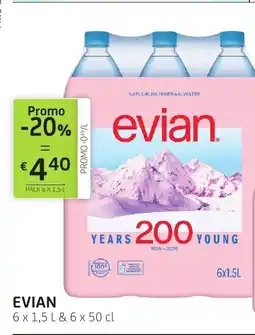 BelBev Evian aanbieding
