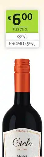 BelBev Cielo merlot aanbieding
