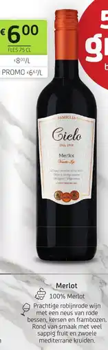 BelBev Merlot aanbieding