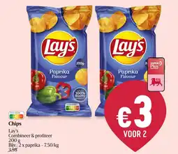 AD Delhaize Chips Lay's aanbieding