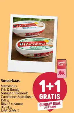 AD Delhaize Smeerkaas aanbieding