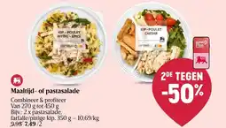 AD Delhaize Maaltijd- of pastasalade aanbieding
