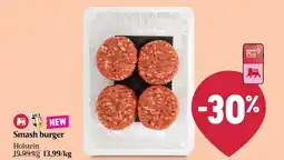 AD Delhaize Smash burger aanbieding