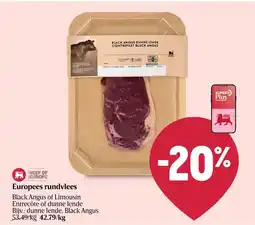 AD Delhaize Europees rundvlees aanbieding