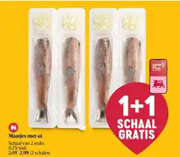AD Delhaize Maatjes met ui aanbieding