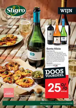 Sligro Santa alicia maipo valley, chili aanbieding
