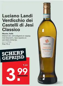 Sligro Luciano landi verdicchio dei castelli di jesi classico aanbieding
