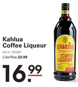 Sligro Kahlua Coffee Liqueur aanbieding
