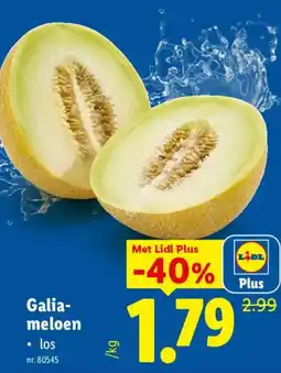 Lidl Galia- meloen aanbieding