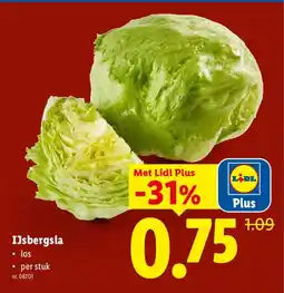 Lidl IJsbergsla aanbieding