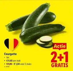 Lidl Courgette aanbieding