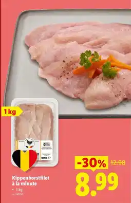 Lidl Kippenborstfilet à la minute aanbieding