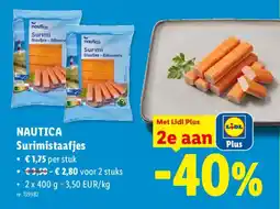 Lidl Nautica surimistaafjes aanbieding