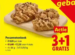 Lidl Pecannotenkoek aanbieding