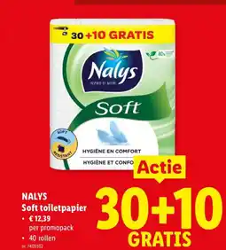 Lidl Nalys soft toiletpapier aanbieding