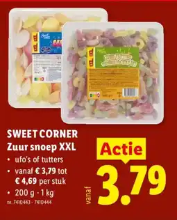 Lidl Sweet corner zuur snoep xxl aanbieding