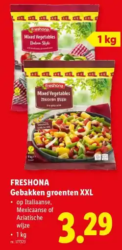 Lidl Freshona gebakken groenten xxl aanbieding
