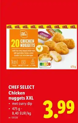 Lidl Chef select chicken nuggets xxl aanbieding