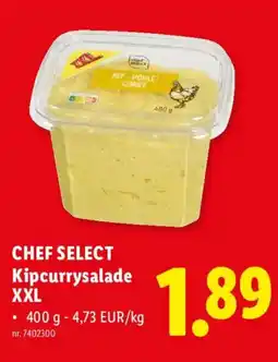 Lidl Chef select kipcurrysalade xxl aanbieding