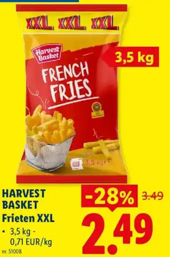 Lidl Harvest basket frieten xxl aanbieding