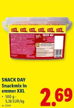Lidl Snack day snackmix in emmer xxl aanbieding