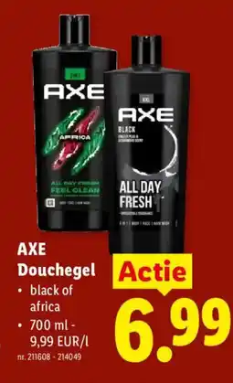 Lidl Axe douchegel aanbieding