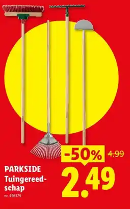 Lidl Parkside tuingereed- schap aanbieding