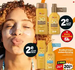 Kruidvat 2 x zonnemelk Hydra SPF 50 aanbieding