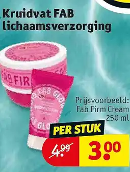 Kruidvat Kruidvat FAB lichaamsverzorging aanbieding