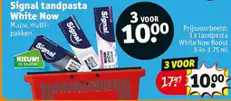 Kruidvat Signal tandpasta White Now aanbieding