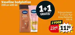 Kruidvat Vaseline bodylotion aanbieding