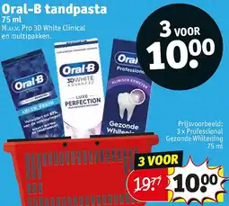 Kruidvat Oral-B tandpasta aanbieding