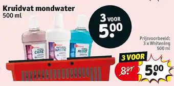 Kruidvat Kruidvat mondwater aanbieding