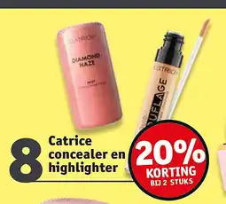 Kruidvat Catrice concealer en highlighter aanbieding