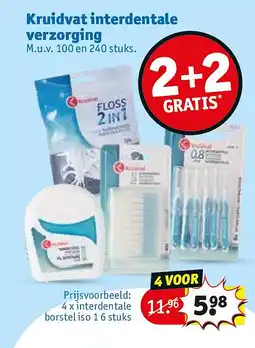 Kruidvat Kruidvat interdentale verzorging aanbieding