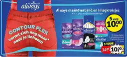 Kruidvat 5 x maandverband Platinum Normal 12 stuks aanbieding
