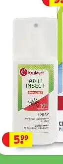 Kruidvat Kruidvat 50% Deet Anti-Insect Spray aanbieding