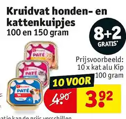 Kruidvat Kruidvat honden- en kattenkuipjes aanbieding