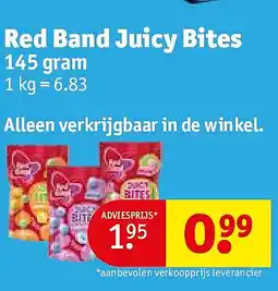 Kruidvat Red Band Juicy Bites aanbieding