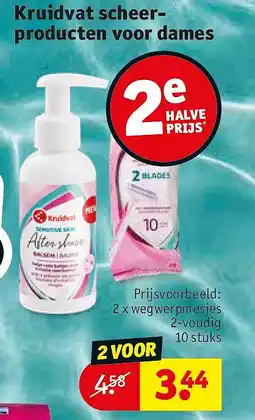 Kruidvat Kruidvat scheerproducten voor dames aanbieding