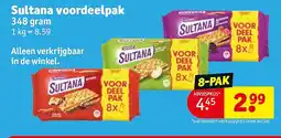 Kruidvat Sultana voordeelpak aanbieding